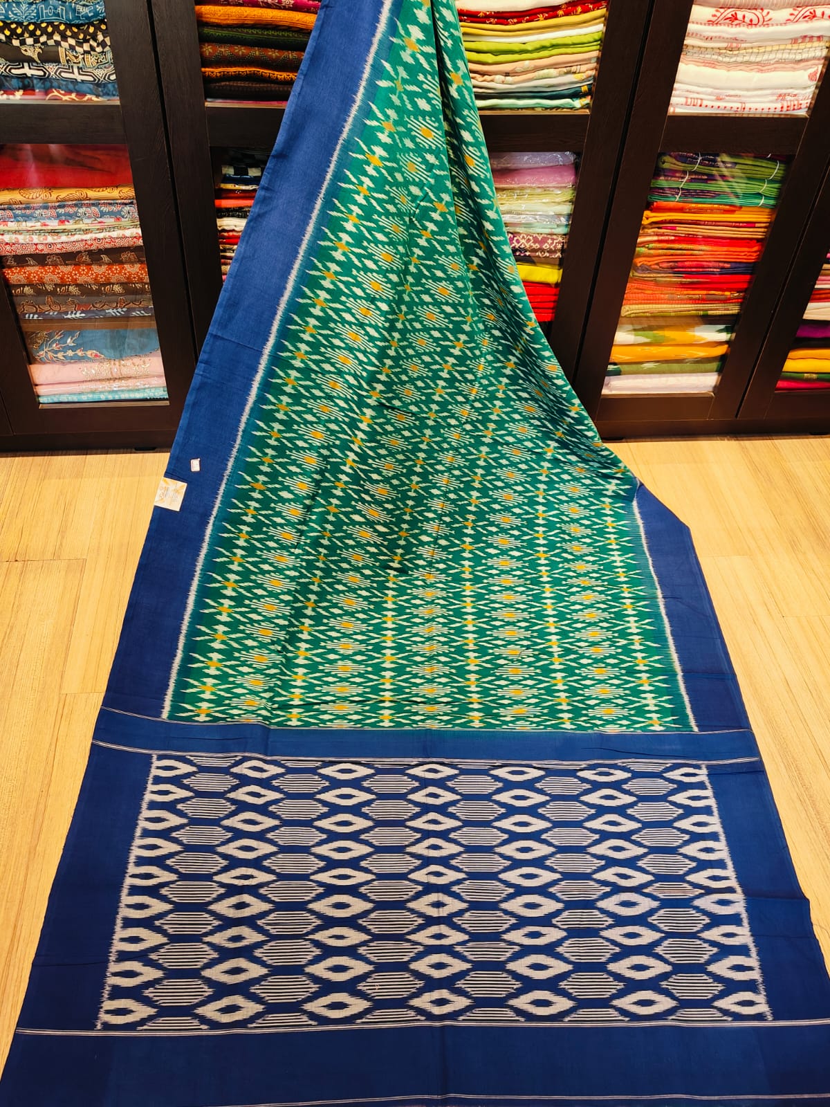 Pochampally Cotton Sarees With Running Blouse