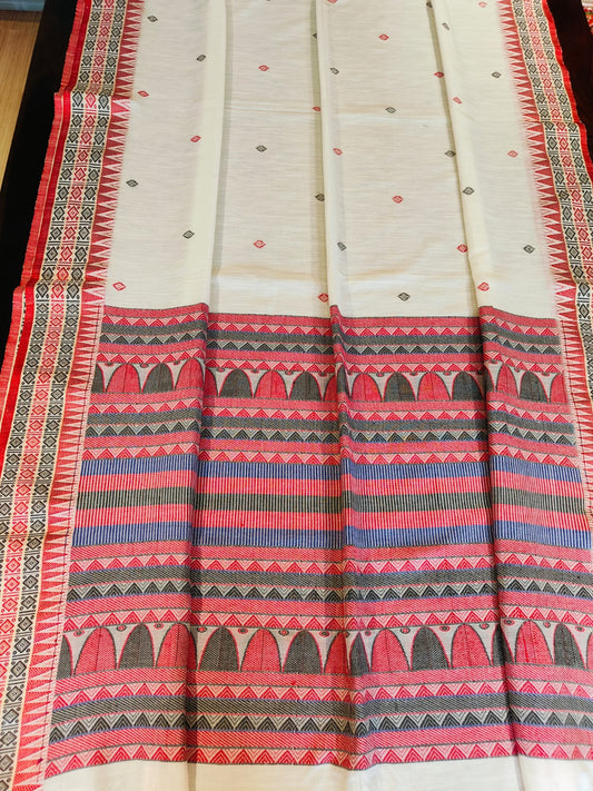 Dogariya Cotton Sarees With Running Blouse