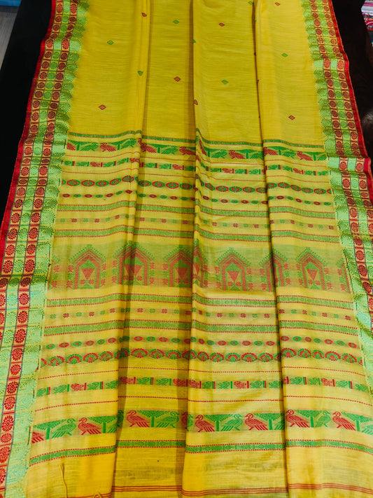 Dogariya Cotton Sarees With Running Blouse