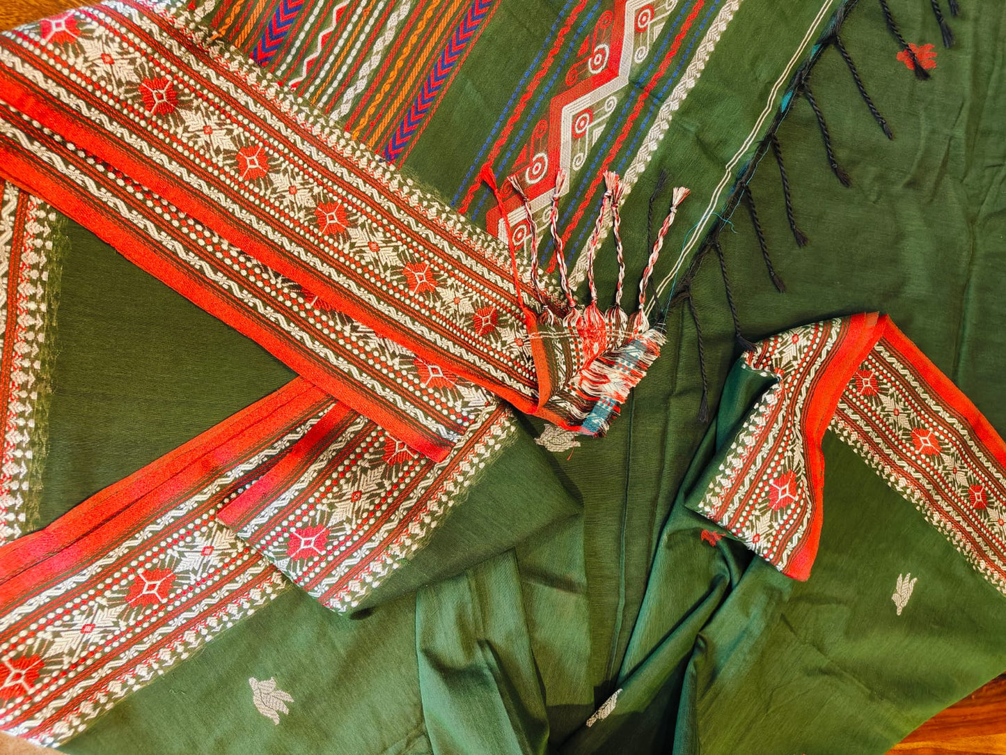 Dogariya Cotton Sarees With Running Blouse