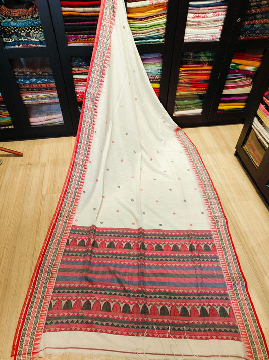 Dogariya Cotton Sarees With Running Blouse