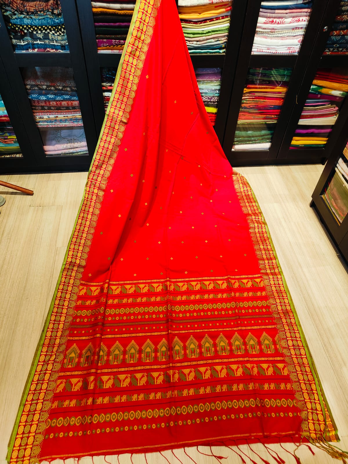 Dogariya Cotton Sarees With Running Blouse