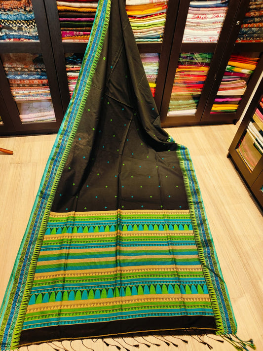 Dogariya Cotton Sarees With Running Blouse