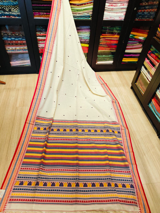 Dogariya Cotton Sarees With Running Blouse