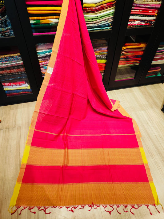 Cotton Saree With Running Blouse