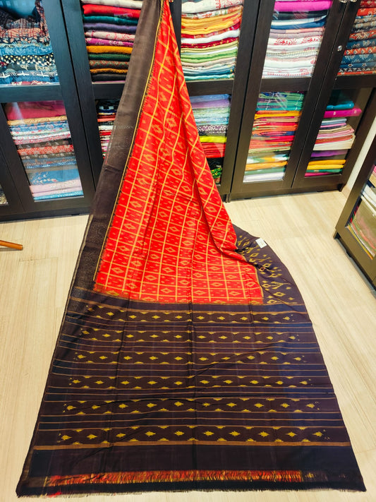 Pochampally Cotton Sarees With Running Blouse