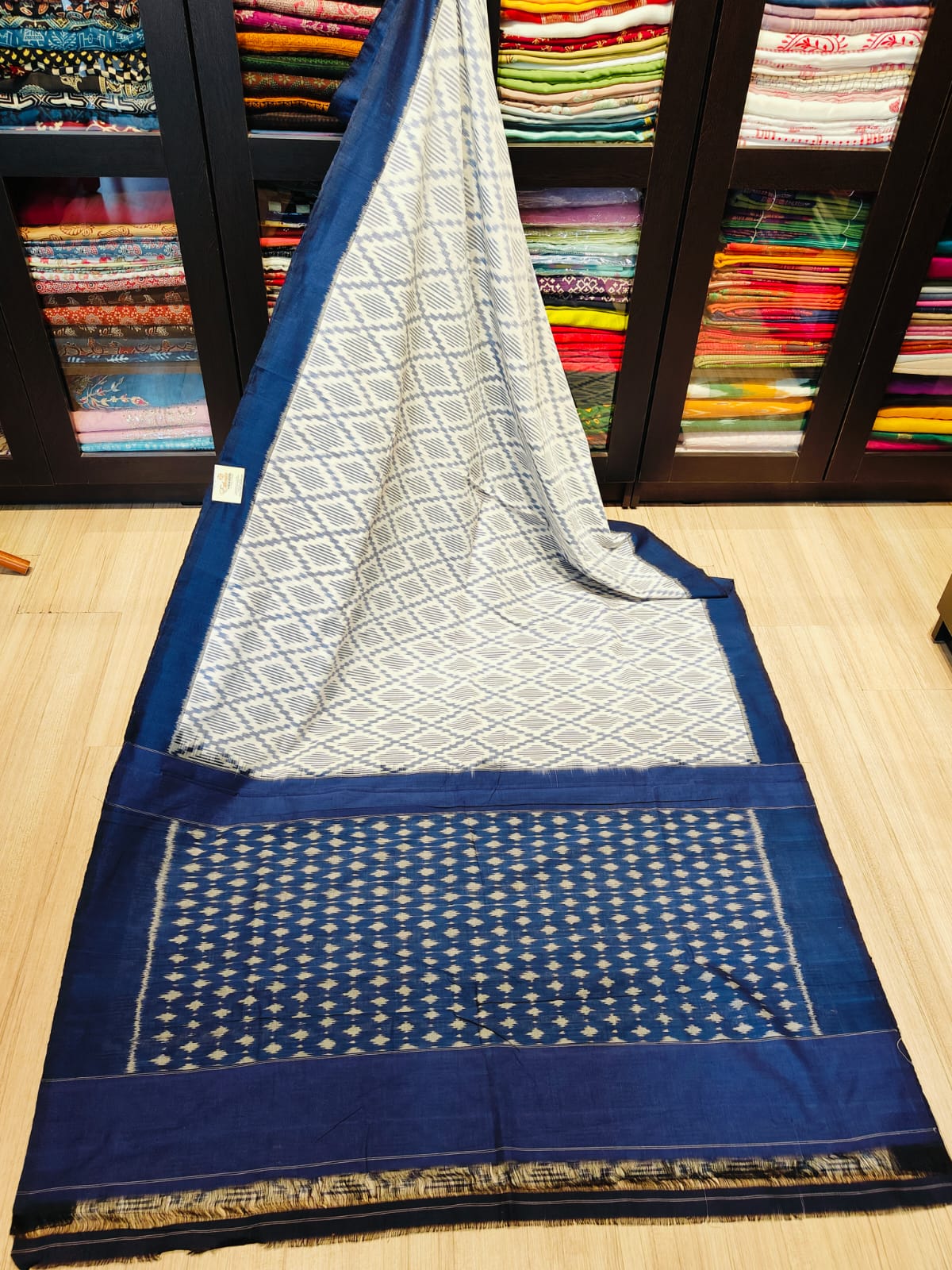 Pochampally Cotton Sarees With Running Blouse