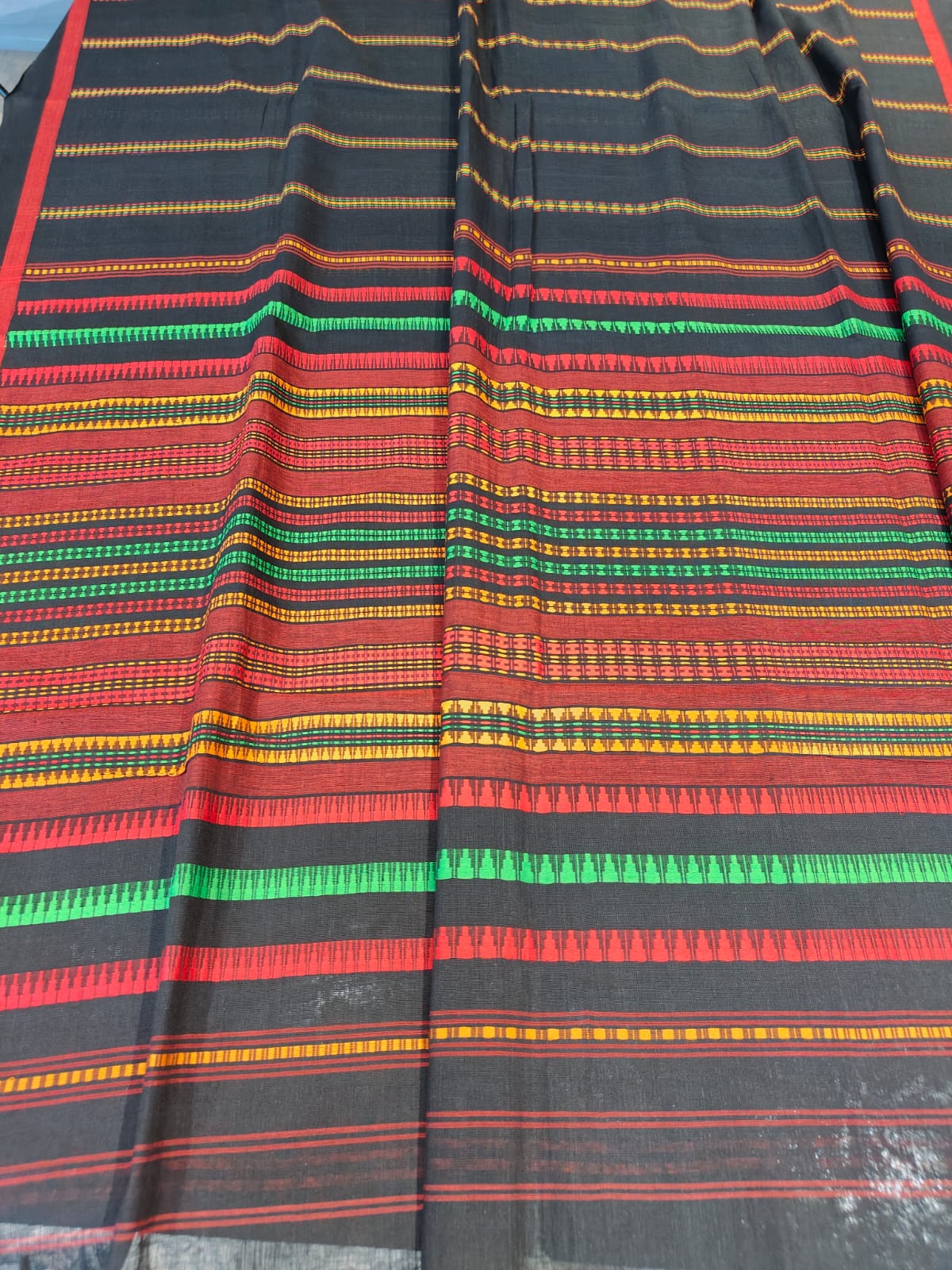Begumpuri Cotton Saree With Running Blouse