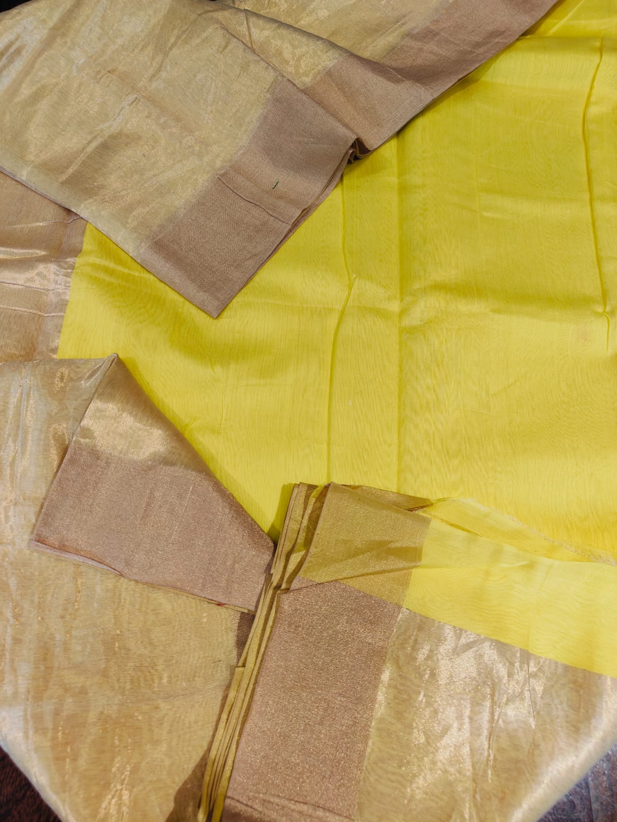 100% Pure Chanderi Sarees With Running Blouse