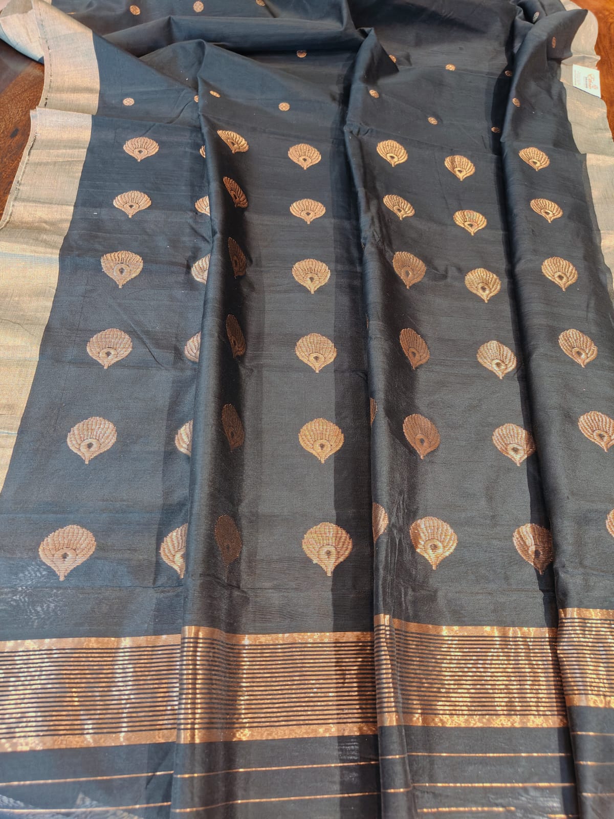 100% Pure Chanderi Sarees  With Running Blouse