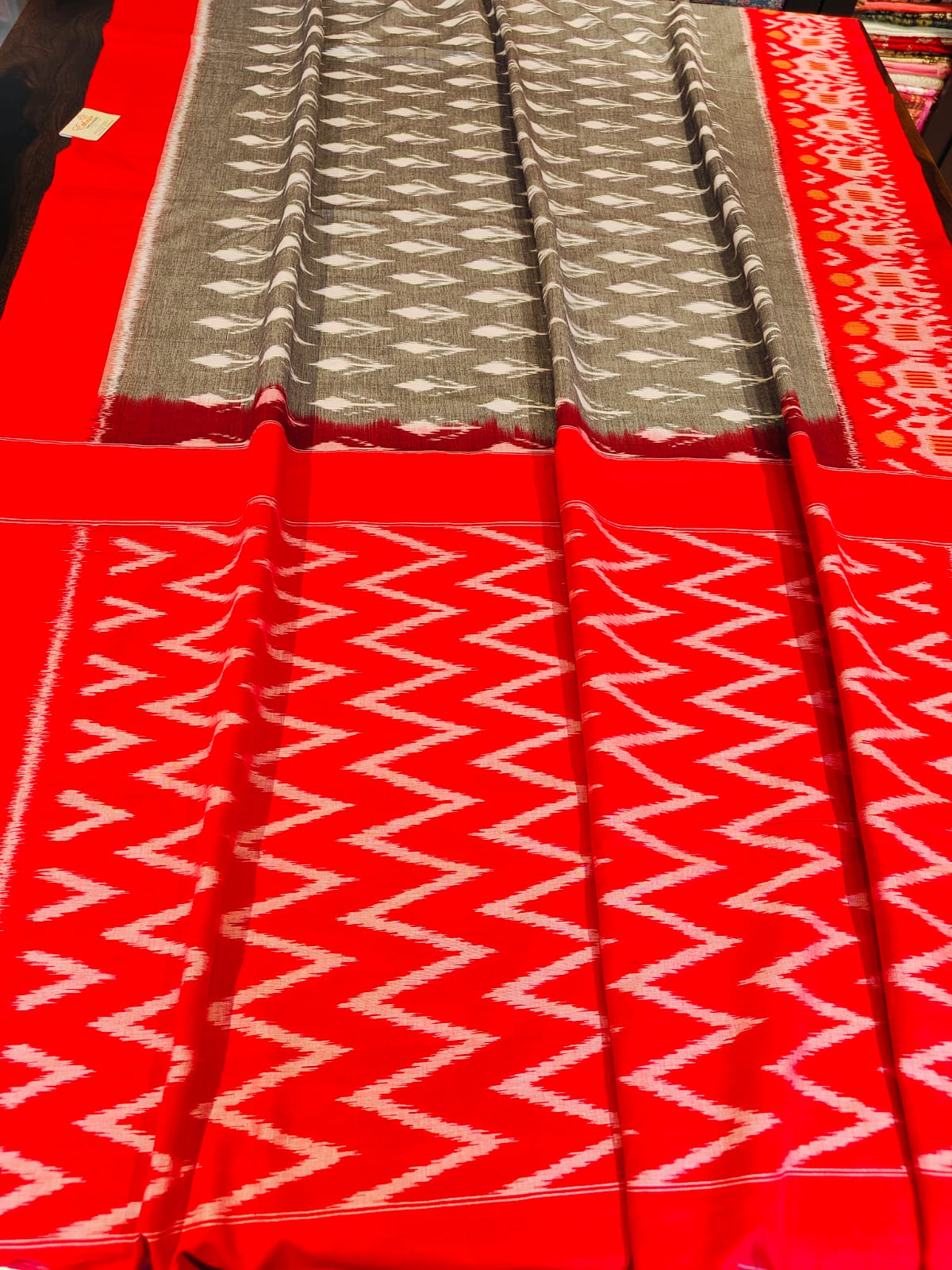 Pochampally Cotton Sarees With Running Blouse