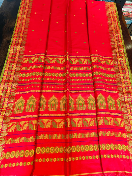 Dogariya Cotton Sarees With Running Blouse