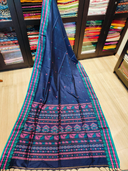 Dogariya Cotton Sarees With Running Blouse